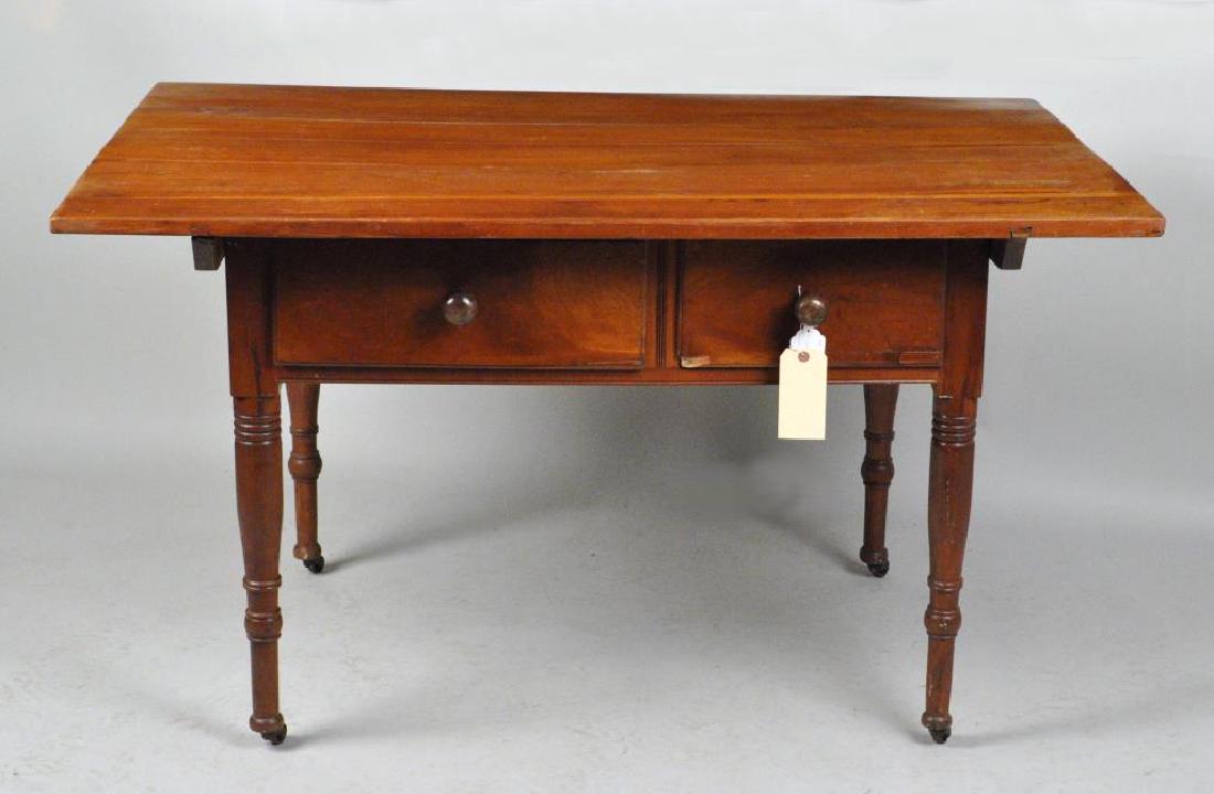 Pennsylvania Sheraton Cherrywood Work Table (1 of 5)