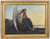 Alexandre Cabanel O/C, Angel Looking Out to Sea