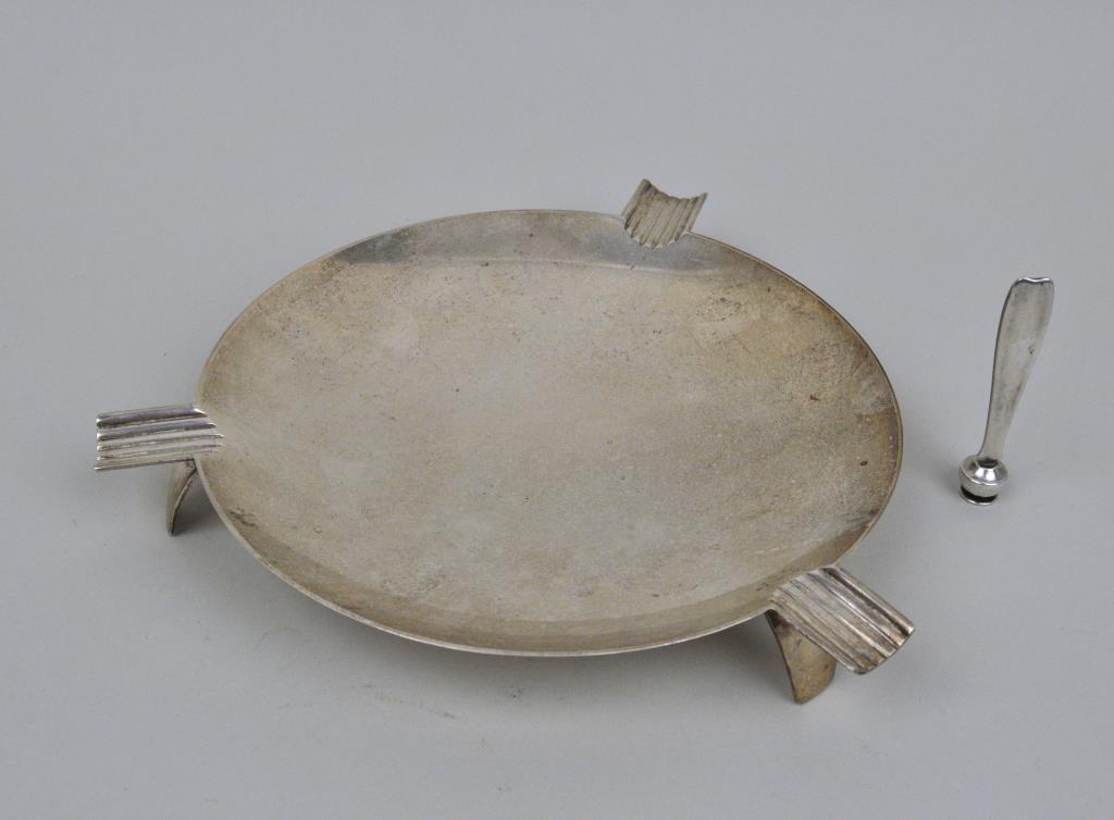 Tiffany & Co. Sterling Cigar Ashtray and Tamper (1 of 5)