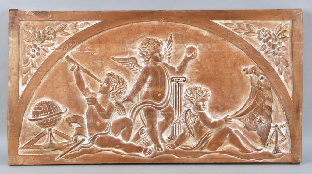 Continental Carved Pine Architectural Panel (1 of 2)