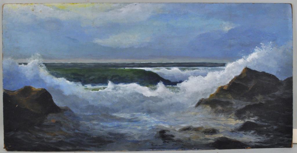 P. Mitchell, Seascape, Shore Scene, O/M (1 of 4)