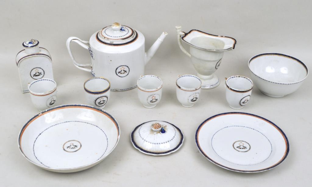 Estate Group Chinese Export Armorial Porcelain (1 of 2)