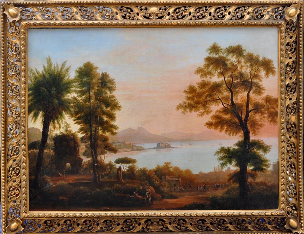 American School, Large O/C View of Bay of Naples (1 of 12)