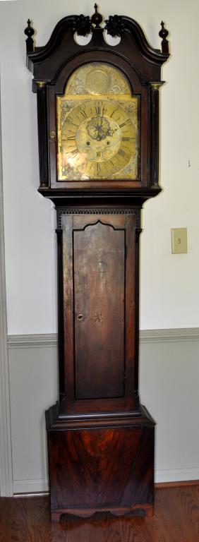 Scottish Georgian Brass Dial Tall Clock (1 of 10)