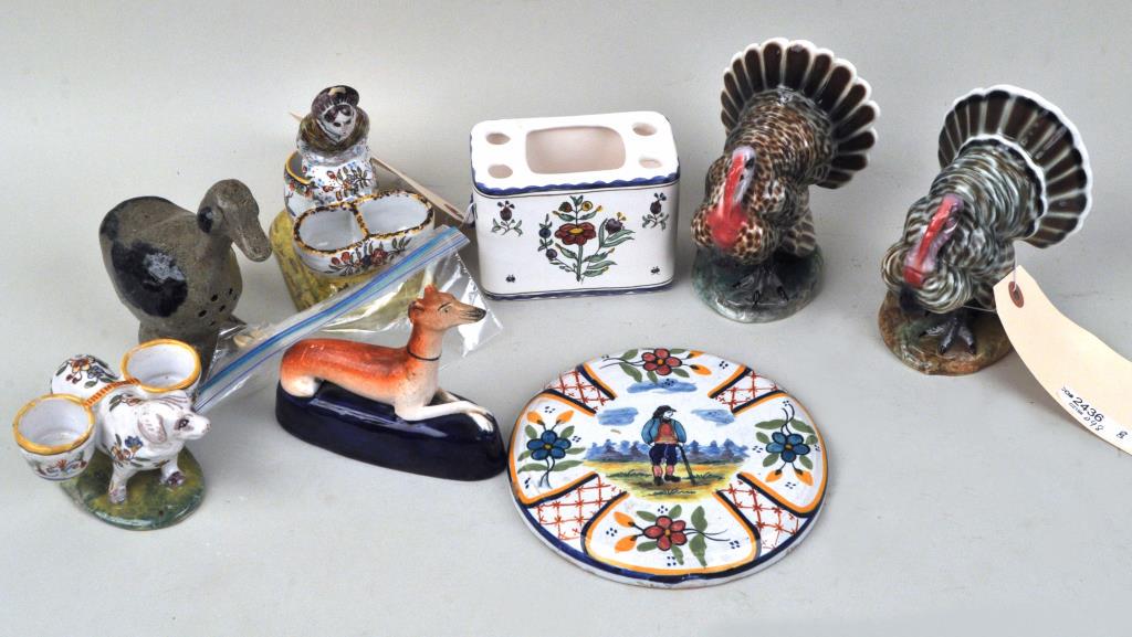 Estate Group Majolica & Other Ceramic Wares (1 of 5)