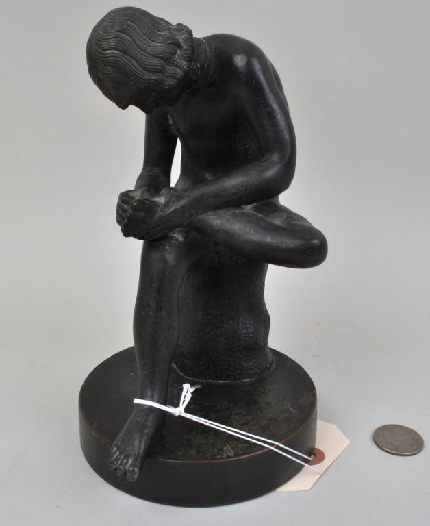 Bronze Figure After Spinario, Unsigned (1 of 4)