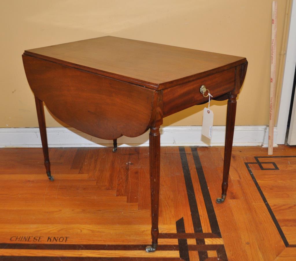NY Sheraton Mahogany Pembroke Table (1 of 8)