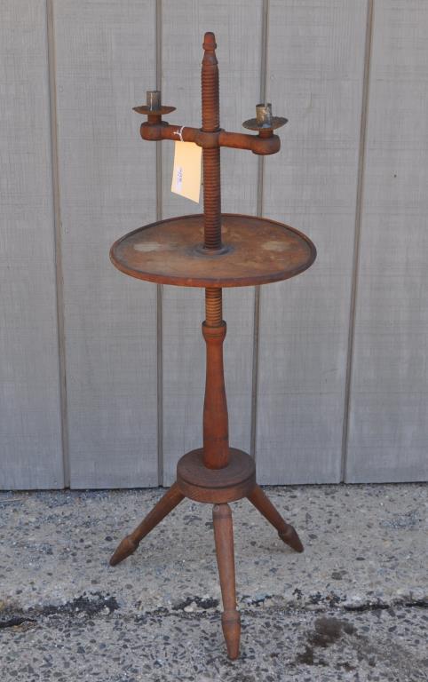 New England Adjustable Two Arm Candlestand (1 of 3)