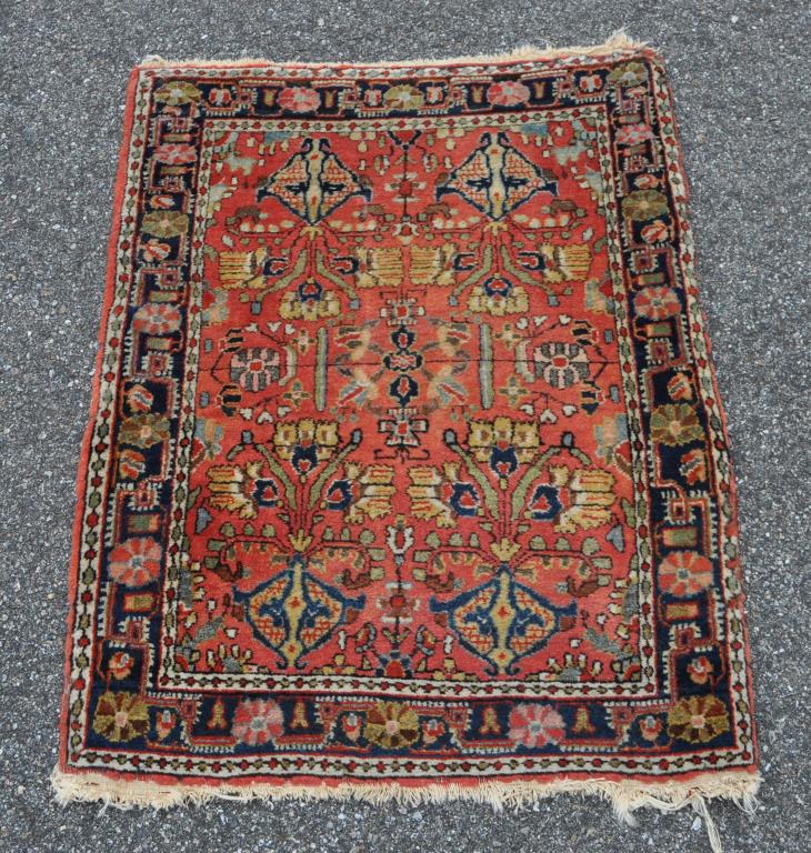 Small Sarouk Mat (1 of 2)