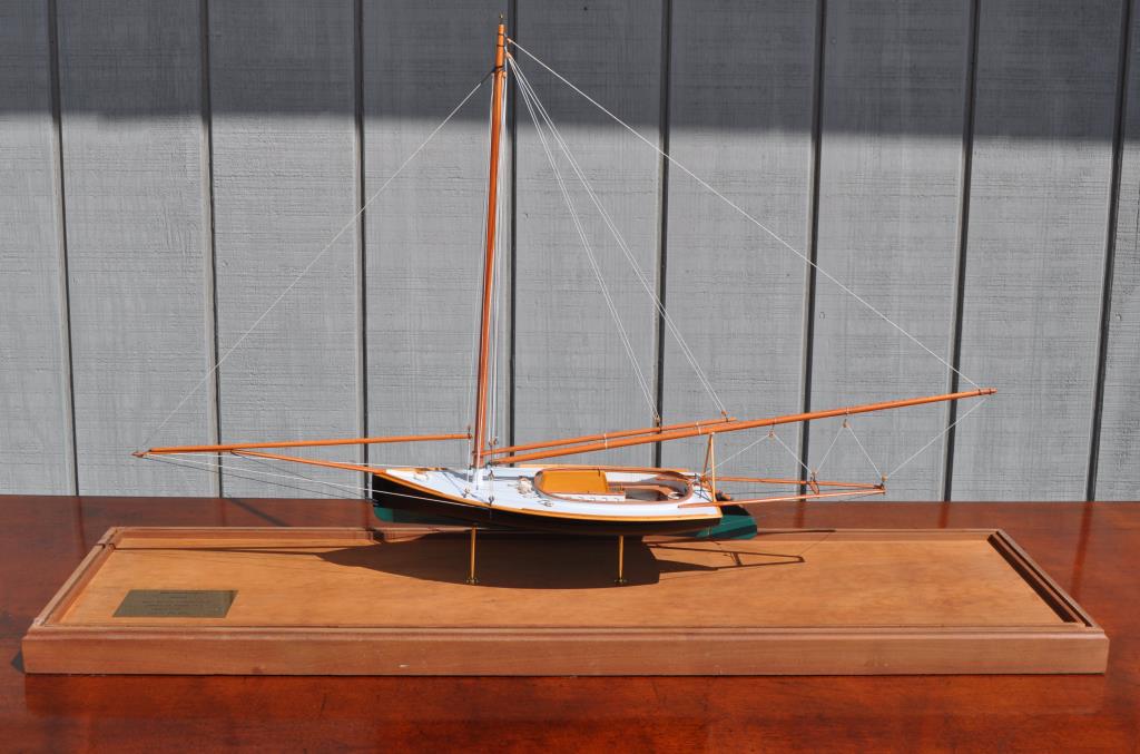 Cased Ship Model of 1880 Sandbagger Ship "Anna" (1 of 7)