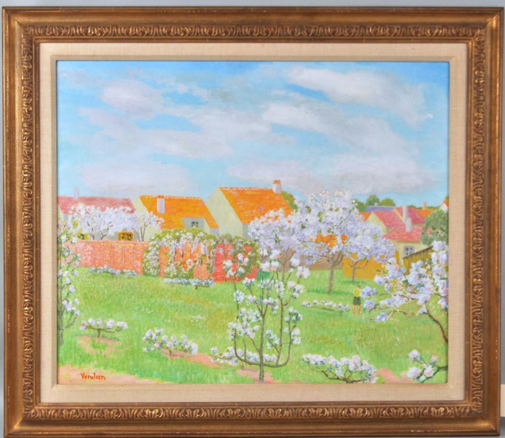 Jean Venitien, Cottage Scene O/C (1 of 4)