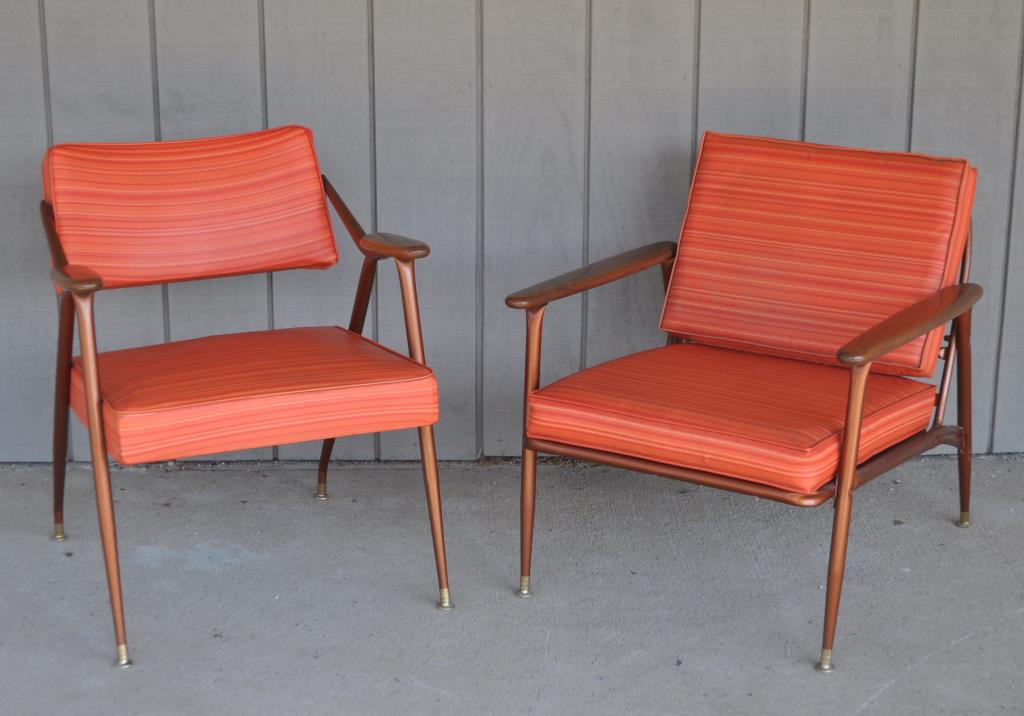 Two Viko MCM Upholstered Easy Chairs (1 of 6)