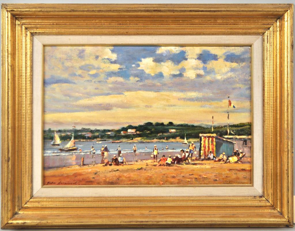 John Norwood, O/C Impressionist Beach Scene (1 of 4)
