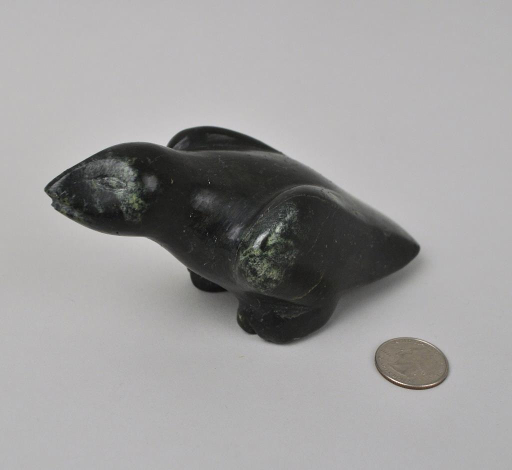 Inuit Carved Soapstone Bird Figure (1 of 4)