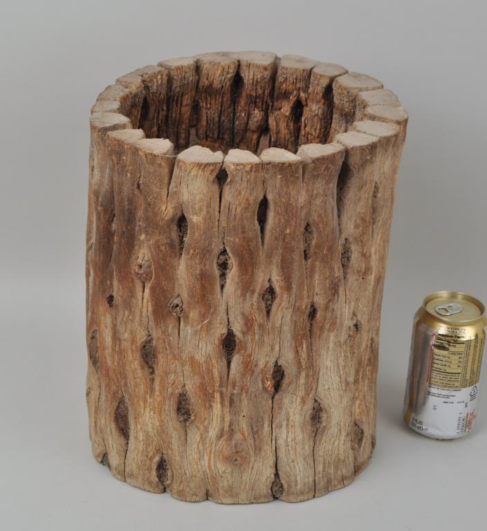 Vintage Southwestern Saguaro Cactus Waste Bin (1 of 3)