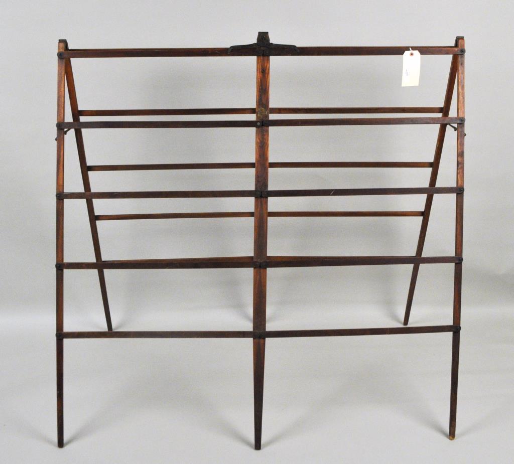 Vintage Folding Quilt Rack, Labeled (1 of 4)