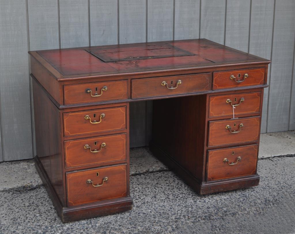 Fine George III Pedestal Form Partner Desk (1 of 7)
