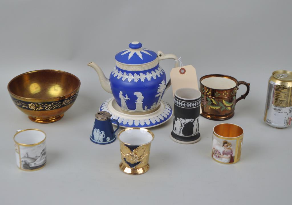 Estate Group Eight English Porcelain/Pottery Wares (1 of 4)