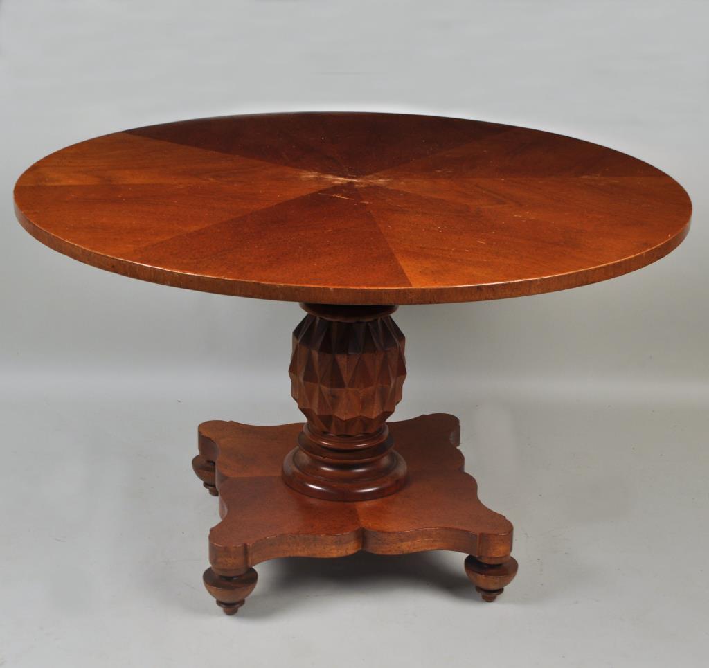 Anglo-Indian Style Round Dining Table (1 of 4)
