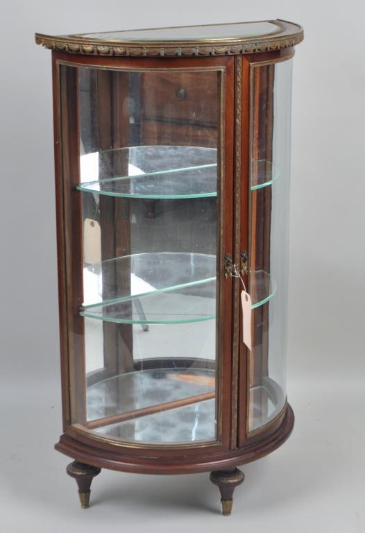 Small Louis XV Style Glass Vitrine Cabinet (1 of 5)