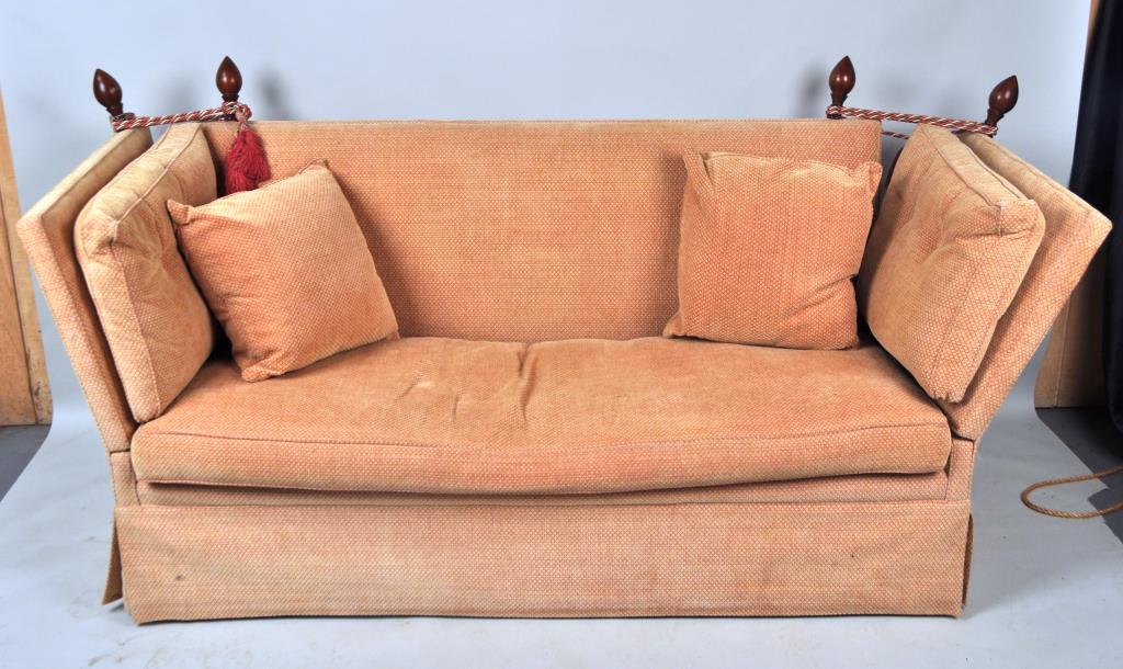 Vintage Knole Style Upholstered Sofa (1 of 3)