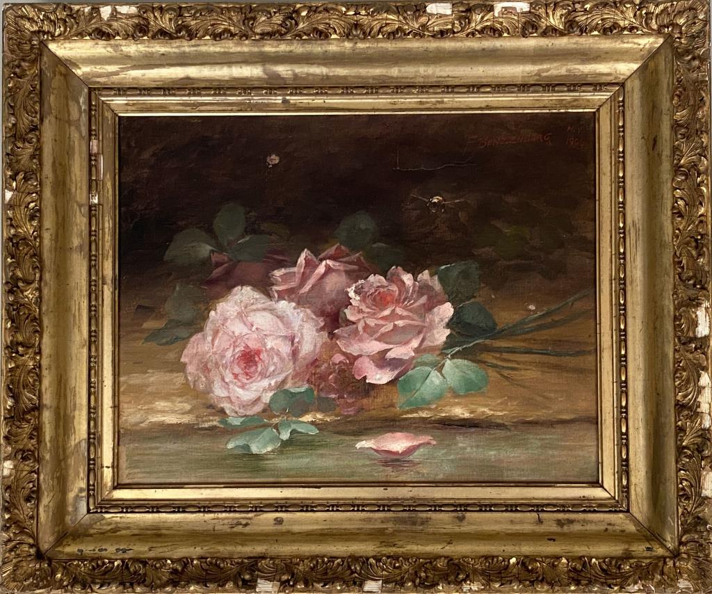 Benzenberg, Floral O/C Still Life Of Roses (1 of 5)