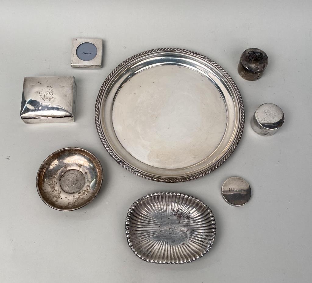 Estate Group Eight Assorted Sterling Silver Items (1 of 5)