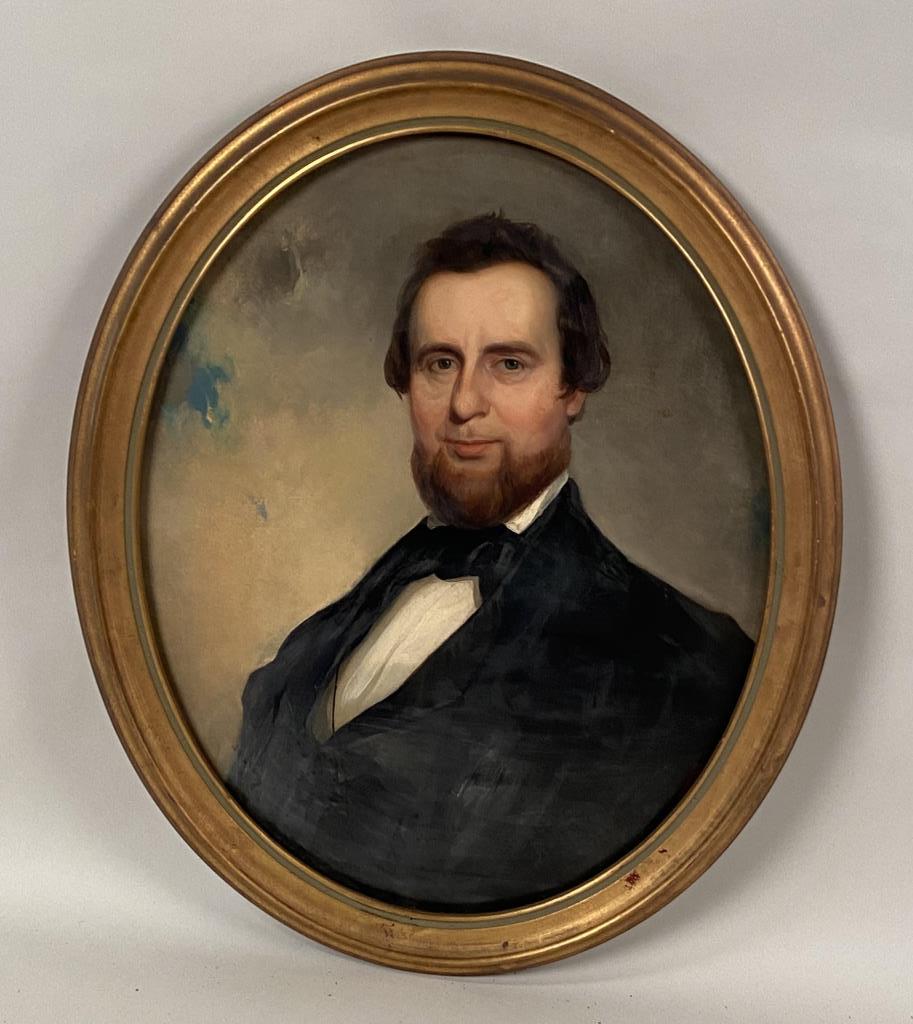 American School, O/C Oval Portrait Gentleman (1 of 7)