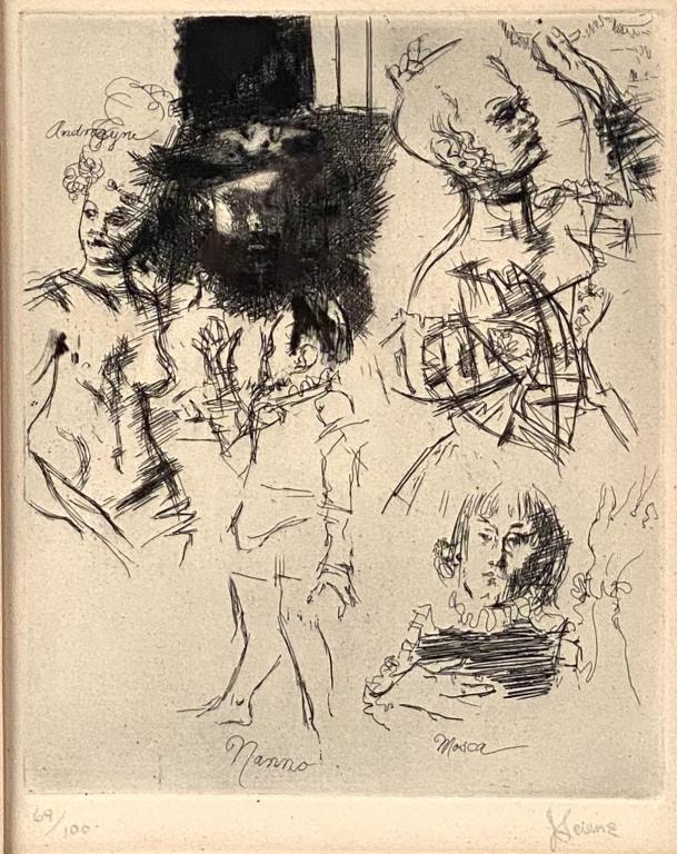 Jack Levine, Signed & Numbered Etching (1 of 4)