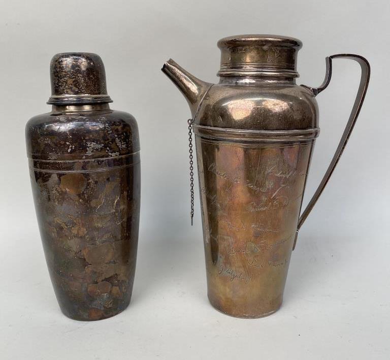 Two Tiffany Sterling Silver Cocktail Shakers (1 of 8)