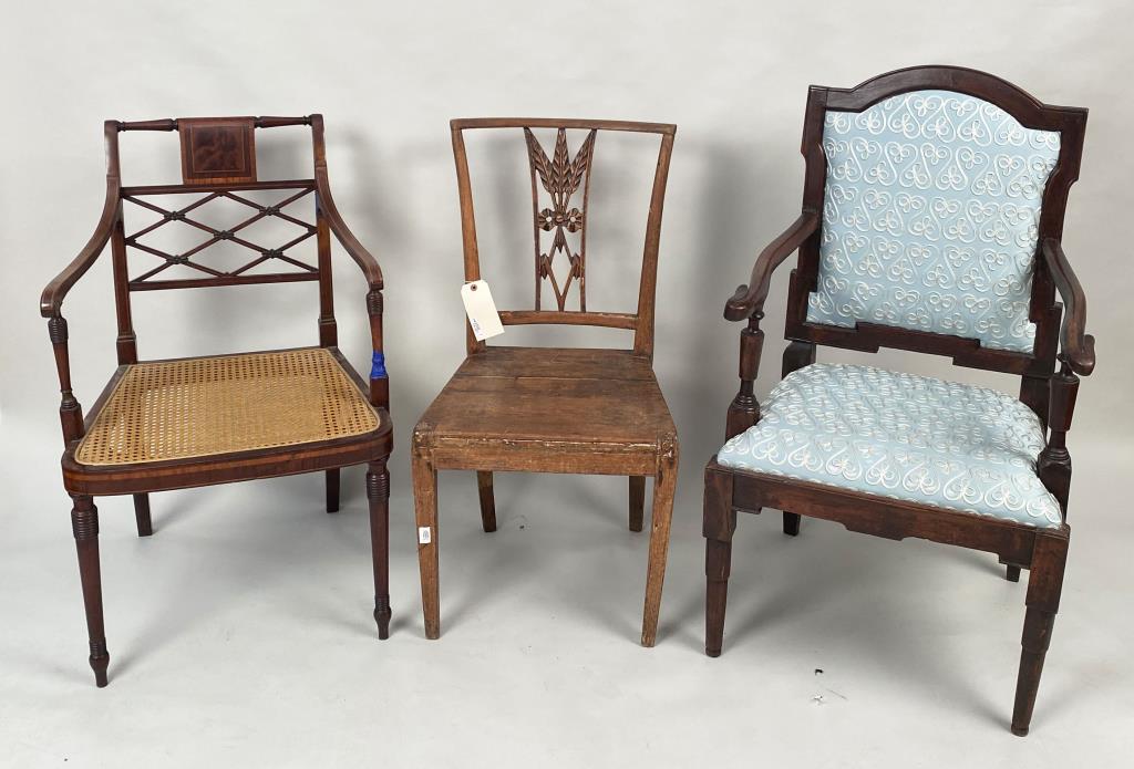 Group Three 19th Century Continental Chairs (1 of 5)