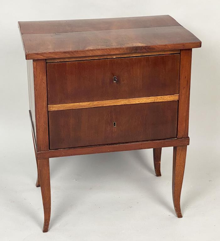 Continental Neoclassical Two Drawer Commode (1 of 7)