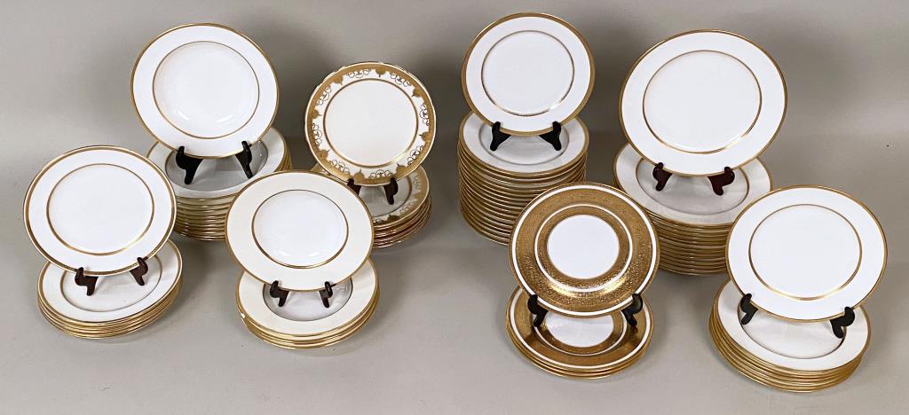 Large Group Minton &Tiffany Gold Band Porcelain (1 of 5)