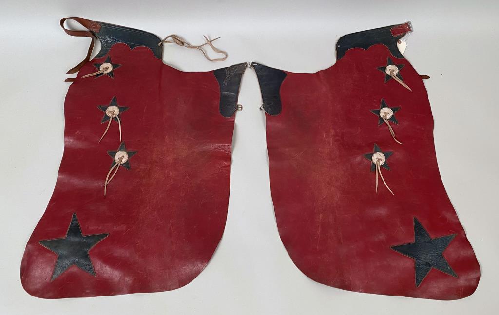 Pair Vintage Leather Chaps (1 of 2)