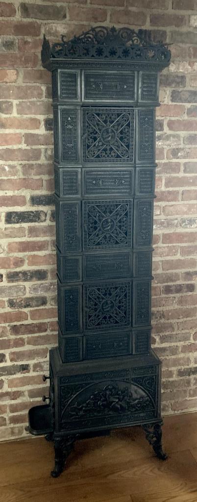 Cast Iron Victorian Tall Stove (1 of 5)
