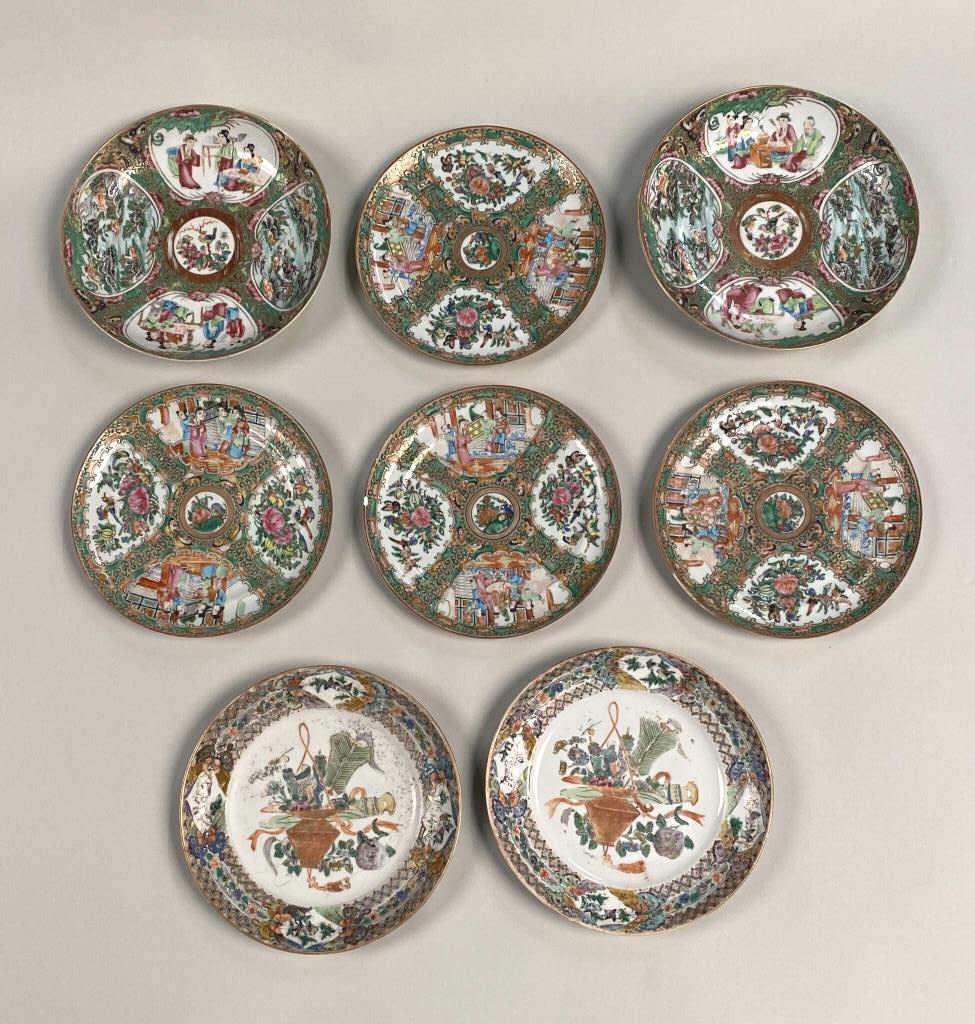 Group Chinese Famille Rose Porcelain Wares (1 of 5)