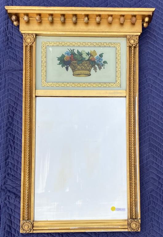 Federal Style Eglomise Mirror (1 of 5)