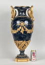 Large Gilt Bronze & Marble Urn