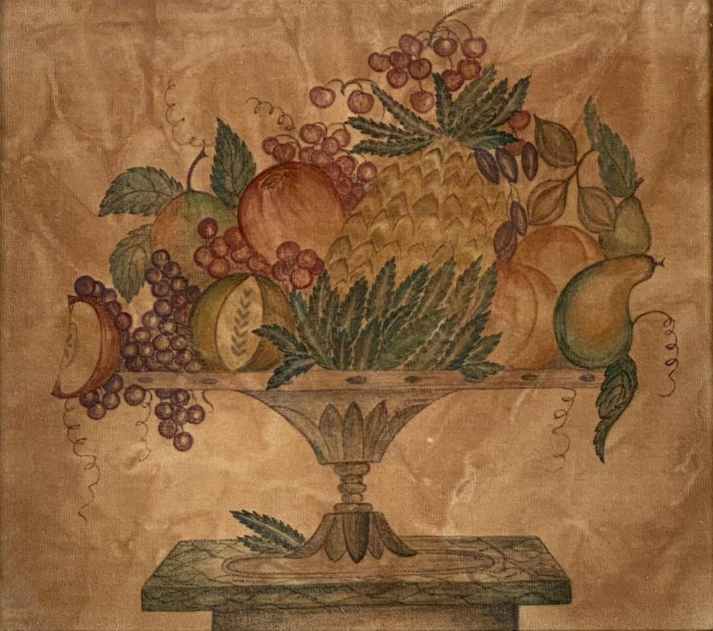 Folk Art Framed Theorem on Velvet (1 of 3)