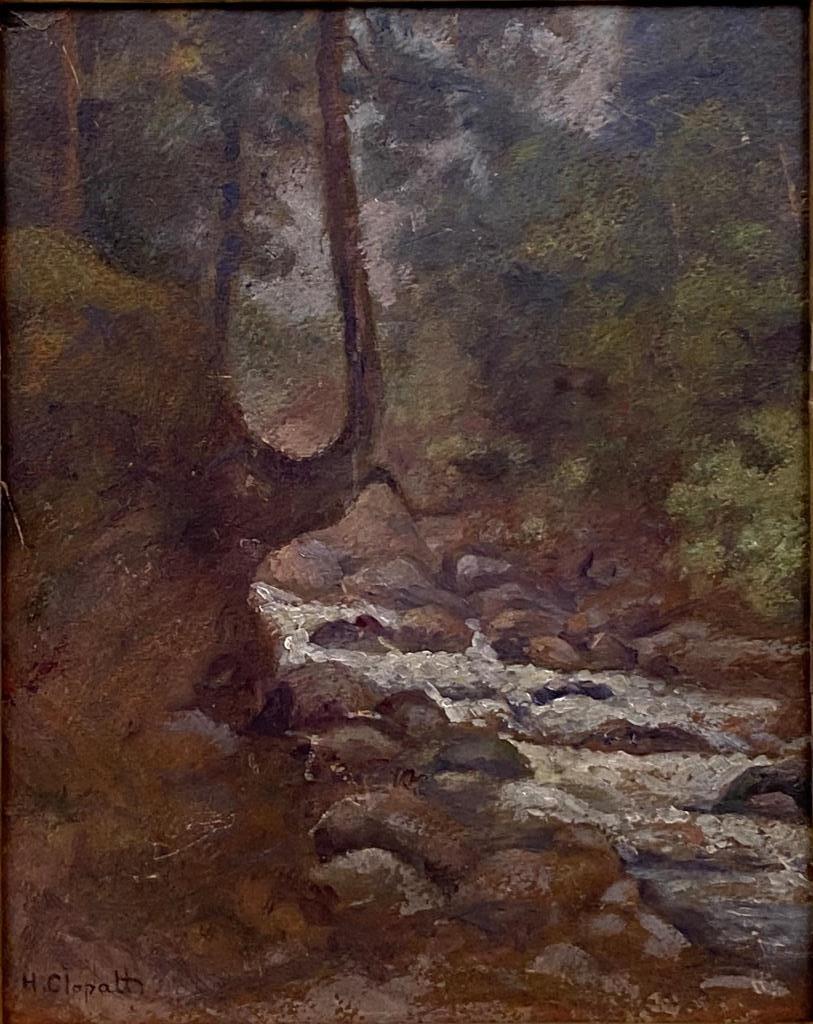 H. Clopath, O/B Painting Forest, Brook Scene (1 of 6)