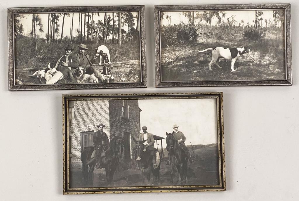 Group Three Vintage Hunting Photographs (1 of 2)