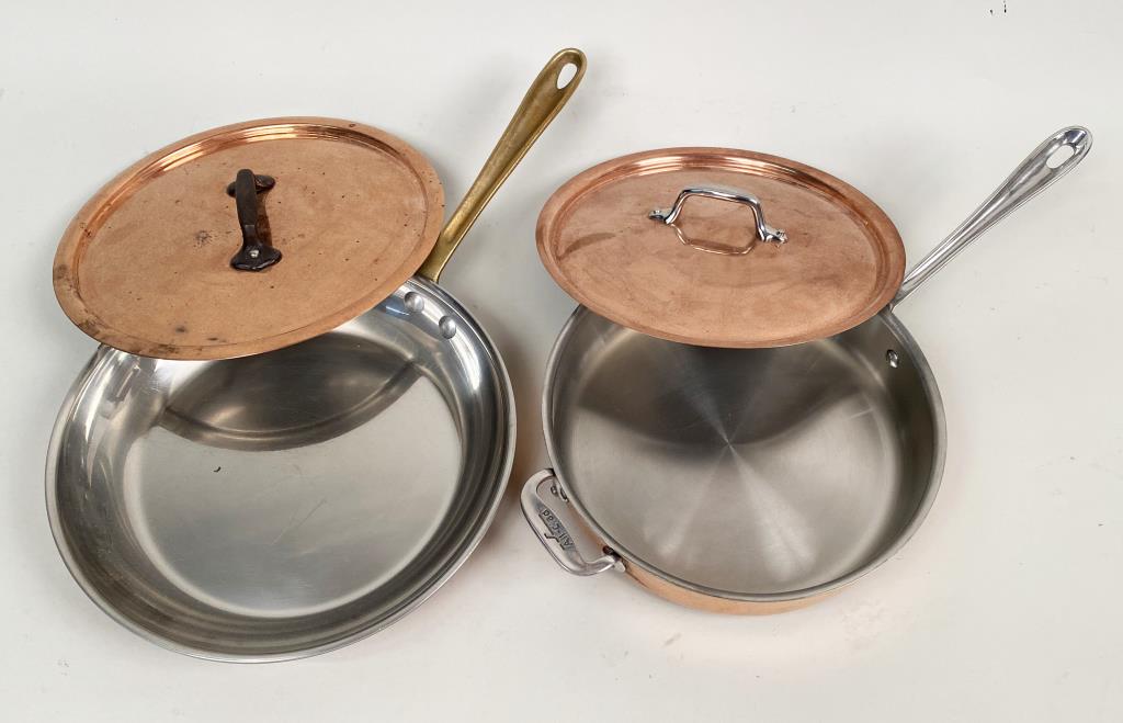 Two All-Clad Copper Pans/Lids (1 of 9)