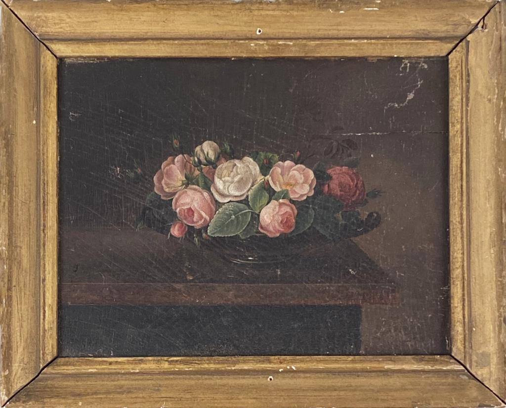 Small Framed Floral Still Life O/B (1 of 3)