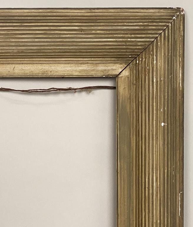 Antique Gilt, Reeded Picture Frame (1 of 4)