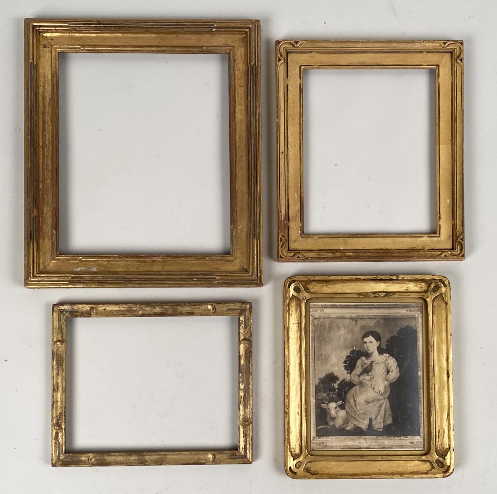 Group Four Art Deco Gilt Frames (1 of 4)