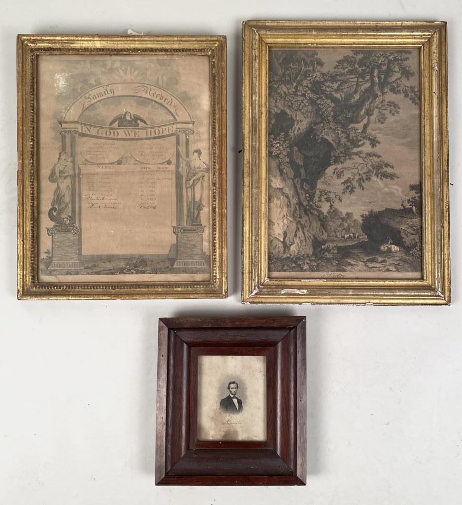 Group Three Framed Engravings (1 of 4)