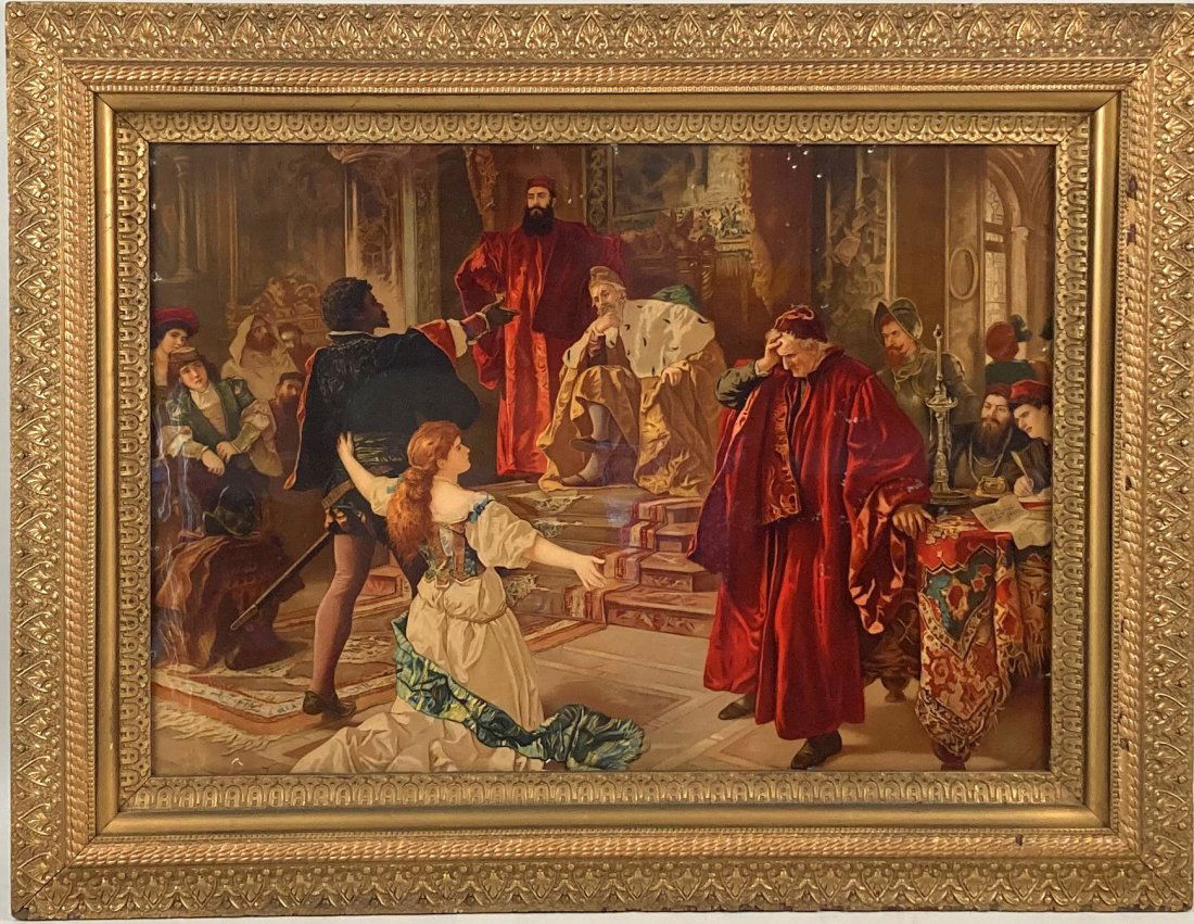 Framed Print Othello & Desdemona Before The Doge (1 of 3)