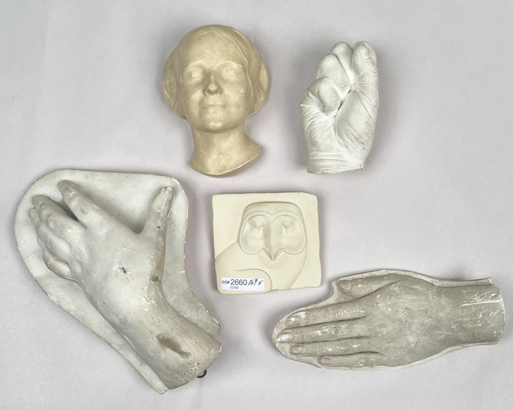 Group Five Cast Artists' Molds (1 of 2)