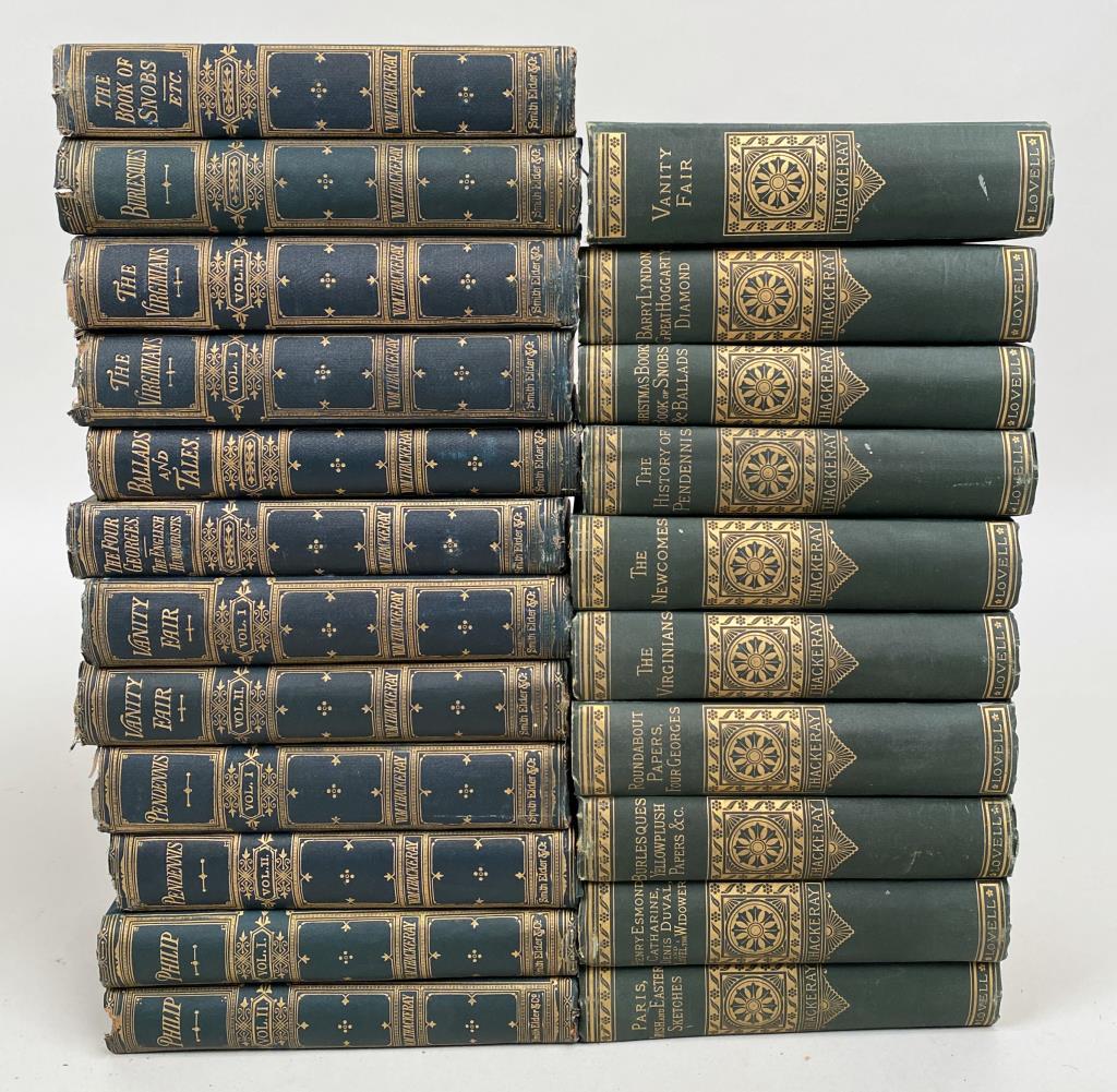 Two Sets of Thackeray's Works, 19th Century (1 of 5)