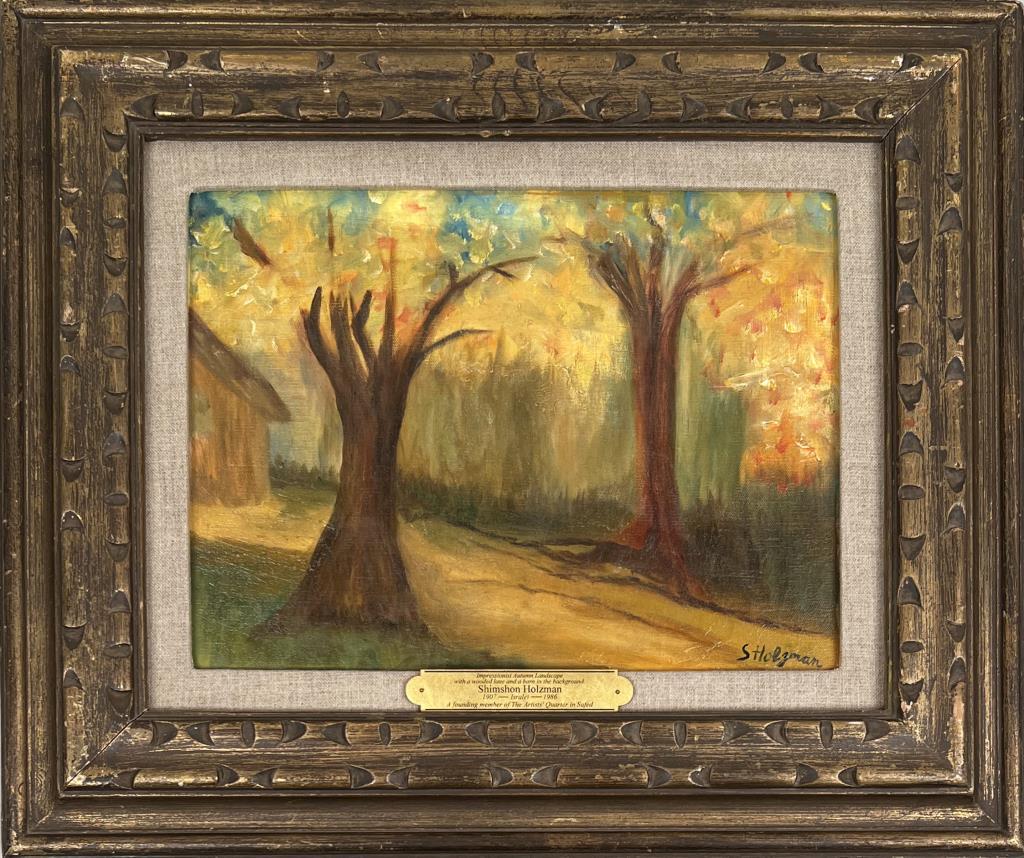 Holzman O/C Impressionist Autumn Landscape (1 of 5)
